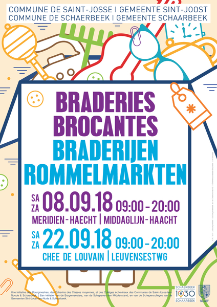 Affiche Braderie-Brocante