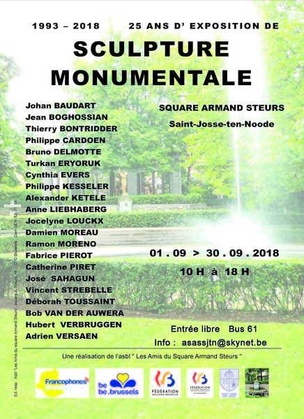 Affiche Expo Sculpture Monumentale Steurs