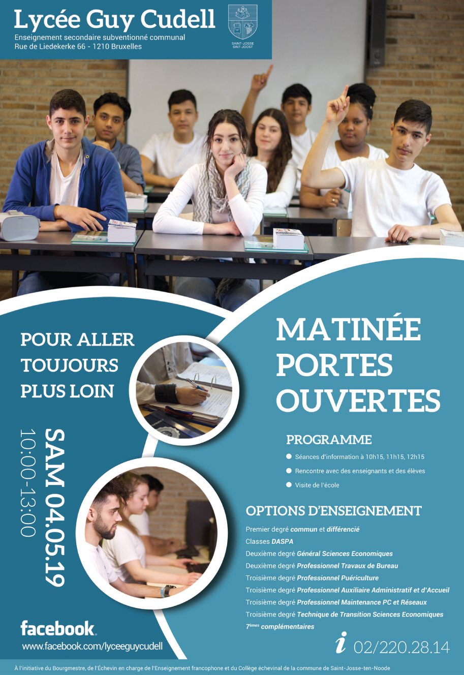 Matinée portes ouvertes Lycée Guy Cudell