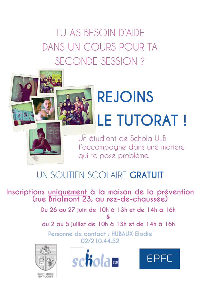 Affiche inscription au Tutorat