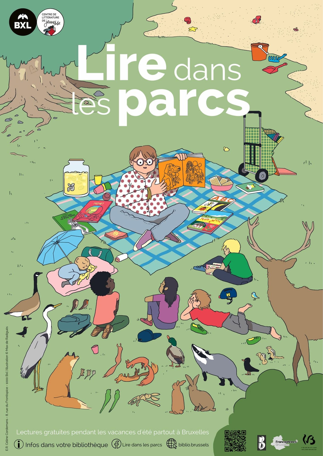 Flyer Lire dans les Parcs